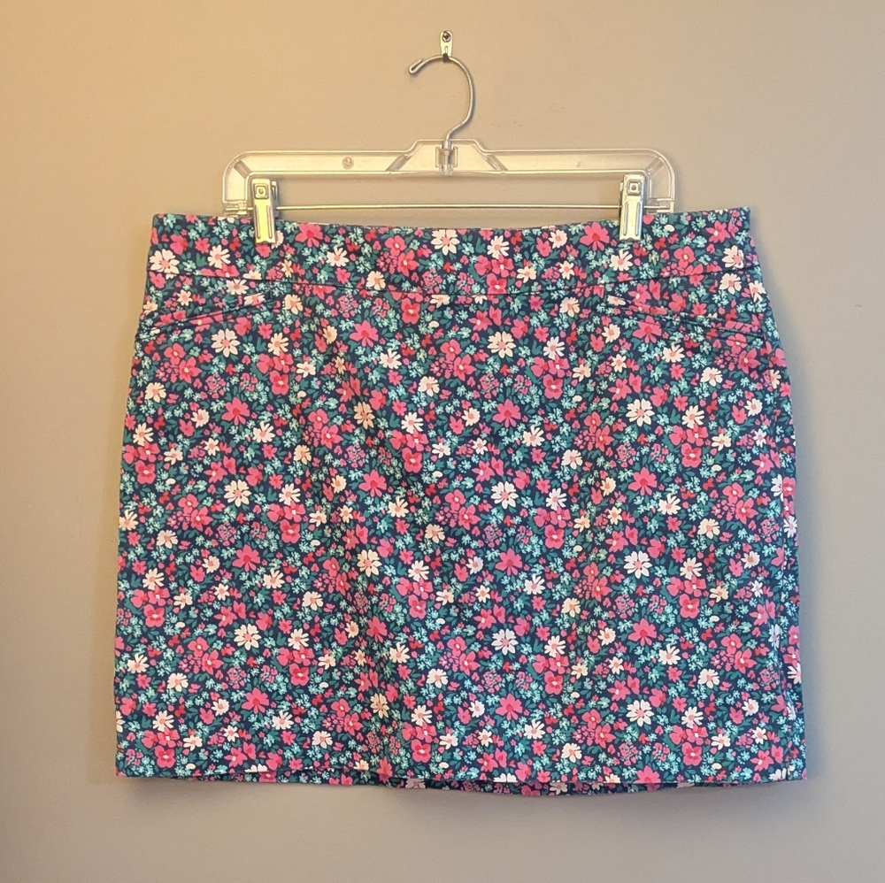 Croft & Barrow Floral Mini Pencil Skort